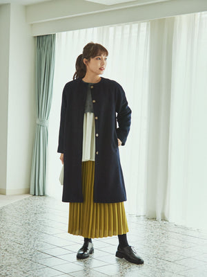 パネルデザインウールコート | 小柄・低身長女性向けファッション通販 ...