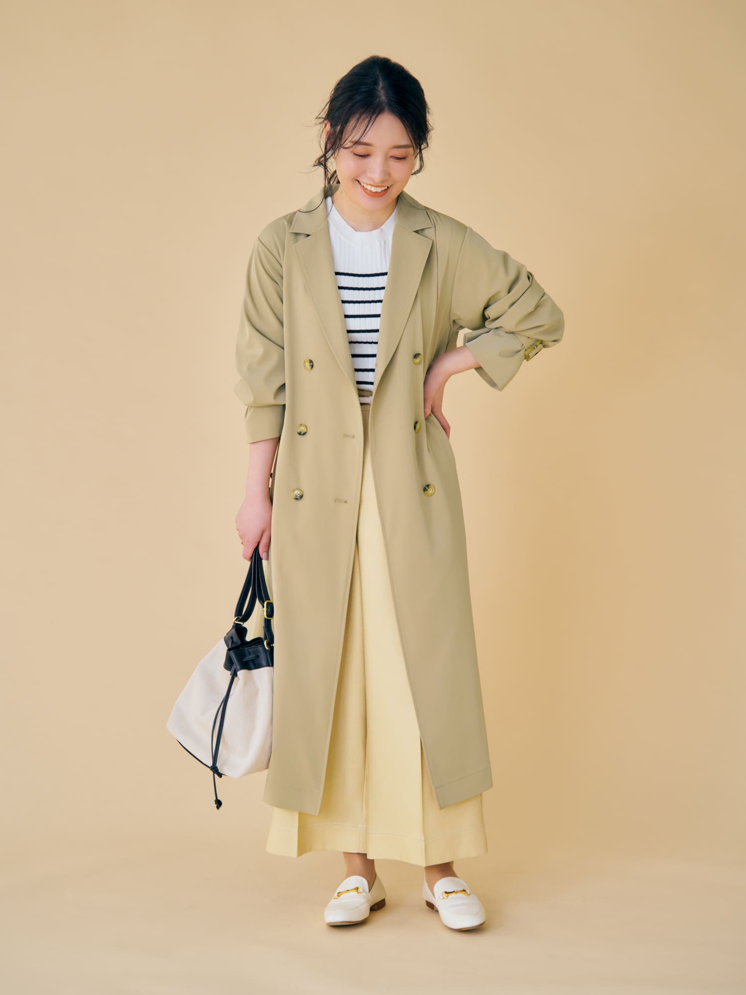 COHINA コヒナ フーデッドテロンチコート - ロングコート COHINA コヒナ フーデッドテロンチコート - ロングコート