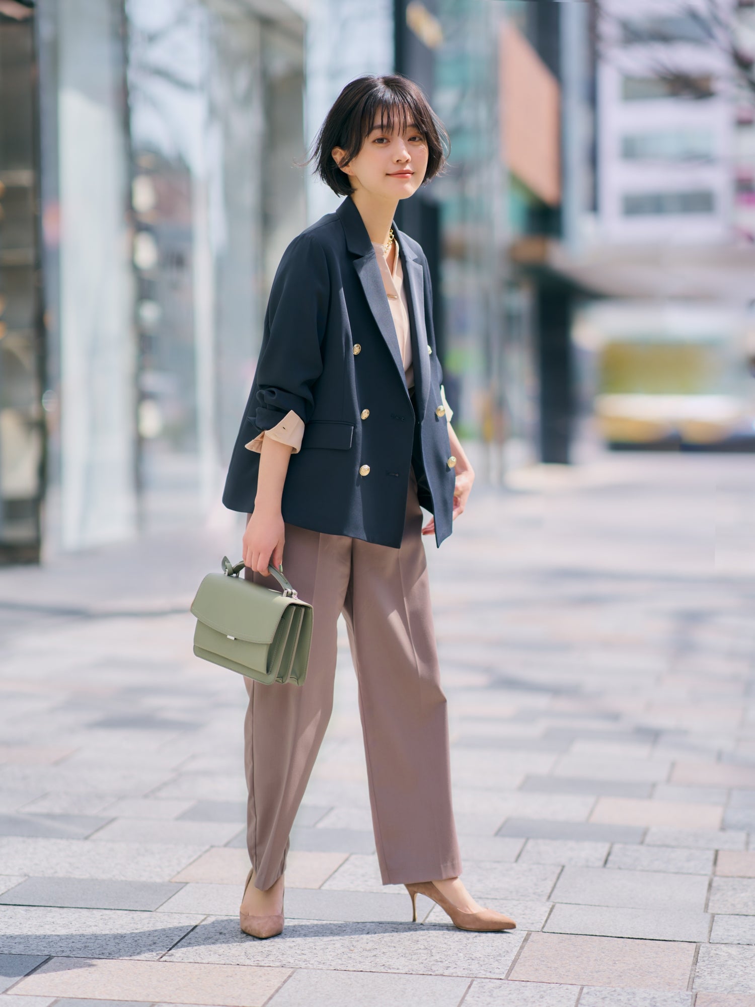 ハイウエストストレートカラーパンツ｜ 小柄・低身長女性向けファッション通販、コーディネート｜COHINA STORE公式