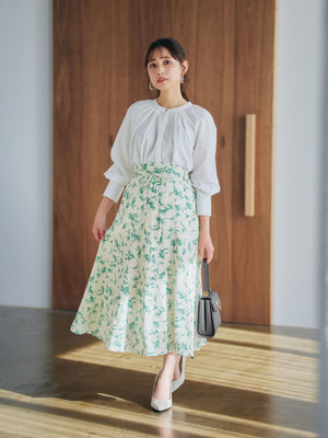5th anniversary secret COHINA print skirt -short & regular　[通常]