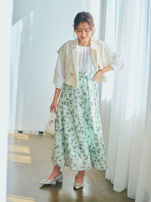 5th anniversary secret COHINA print skirt -short & regular | 小柄 ...